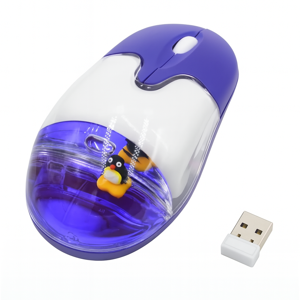 Penguin Aqua Mouse